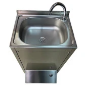 Paslanmaz Ayak Basmalı El Yıkama Evyesi thumbnail 4