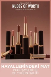 L'Oréal Paris Color Riche Intense Volume Matte Ruj - 505 Nude Resilient - 5