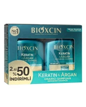 Bioxcin Keratin Ve Argan Onarıcı Şampuan 300 Ml 2 Li Avantaj Paket thumbnail 1