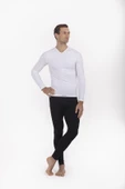 OIL COMPANY Termal İçlik Üst Uzunkol V Yaka Unisex PP Seamless II. Seviye OCP006 - 1