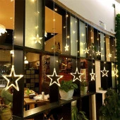 GÜN IŞIĞI SALKIM LED IŞIK BÜYÜK YILDIZLI SALKIM IŞIK YILDIZ LED IŞIK YILBAŞI IŞIĞI VİTRİN DEKOR LED thumbnail 4