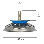 Aletçantam Çöpmak Mutfak lavabo Sifon Gider Metal Tıpa Süzgeci 8cm - 3