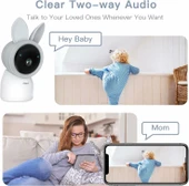 ARENTI WiFi Bebek Video Monitörü, Gece Görüşlü - Eklenti Kamera - 3