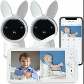 ARENTI Video Bebek Monitörü, İki adet 2K Ultra HD'li Ses Monitörü - 1