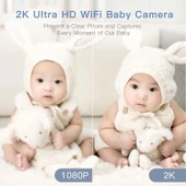 ARENTI WiFi Bebek Video Monitörü, Gece Görüşlü - Eklenti Kamera - 2