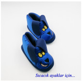 Çocuk Panduf Ev Botu Kışlık Yumuşak Unisex Ev Terliği - 4