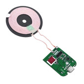 Kablosuz Şarj Modülü Type C 15W  Qi 9V 1.5A Mobil Akıllı Telefon Oyuncak Pil Şarj Transmiter Samsung Apple 5125-FA - 4