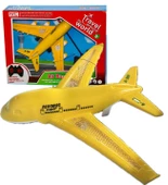 Işıklı, Uzaktan Kumandalı 6 Yöne Hareket edebilen Eğlenceli Airbas Yolcu Uçağı - Kumandalı Uçak - 6