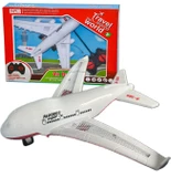 Işıklı, Uzaktan Kumandalı 6 Yöne Hareket edebilen Eğlenceli Airbas Yolcu Uçağı - Kumandalı Uçak - 1