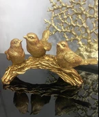 kuş biblo 3 lü dal üzerinde kuş biblo thumbnail 8