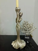 Şamdan kız mumluk kadın şamdan polyester - 4