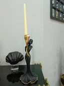 Şamdan kız mumluk kadın şamdan polyester - 6