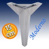 Moderno Mobilya Kanepe Sehpa Tv Ünitesi Baza Koltuk Ayağı Gri Çekyat Saten Eskitme 15 Cm Ayakları thumbnail 1