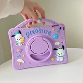 MobaxAksesuar Samsung Galaxy Tab A11 / A9 8.7inç Kılıf Cute Dolls Standlı Eğlenceli 3D Karekterli Çocuk Kılıfı X110 X130 - 12