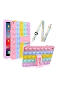 Samsung Galaxy Tab A9 Plus X210 X213 X215 X217 Kılıf Cute Dolls Standlı Eğlenceli 3D Karekterli Çocuk Kılıfı - 6