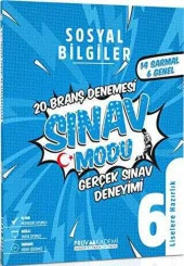 Pruva 6.Sınıf Sosyal Bilgiler Branş Denemesi - 1