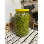 HATAY El Kırması Yeşil Zeytin ( 3 LT Pet Kavanoz ) (Net 2 KG) - 1