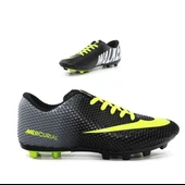 Walked 401 Siyah Sarı Erkek Çocuk Krampon Spor Ayakkabı - 1