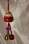 Deprem Zili Çanı Kapı Çanı Rüzgar Çanı Zili Feng Shui Yin Yang Çağıran Kedi Maneki Neko - 3