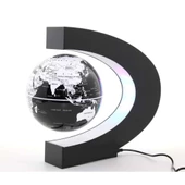 Mıknatıslı Ortada Dönen Dünya Küre Dekoratif Hediyelik thumbnail 1