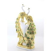 Polyester 2'Li Tavuskuşu Biblo thumbnail 2