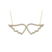 Altın Melek Kanadı Kolye 14K Gold - 1