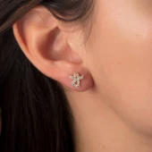 Melek Altın Küpe Taşlı thumbnail 2