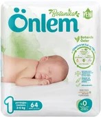 Önlem Bebek Bezi Botanika Beden:1 (2-5Kg) Yenidoğan 320 Adet Mega Ekonomik Fırsat Pk - 2
