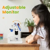 LINKMICRO Taşınabilir Dijital Mikroskop 200X Mikroskop Kiti - 5 Inc LCD - 2