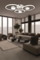 Eray Aydınlatma 9982-6 Krom Led Avize - 2