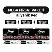 Sleepy Black Premium Plus Hijyenik Ped Mega Fırsat Paketi Normal 144 Adet - 1