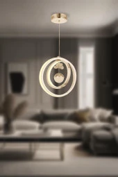 Eray Aydınlatma 9983-3 3lü Led Gold Avize - 2