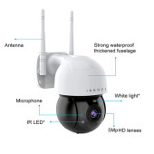 samart hybrid 5mp Smart  Mini Dome kamera - 10