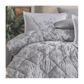 Clasy Çift Kişilik Ranforce Uyku Seti Messina V1 Gri - 3