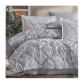 Clasy Çift Kişilik Ranforce Uyku Seti Messina V1 Gri - 1