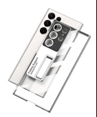 Samsung Galaxy S24 Ultra Kılıf Kamera Korumalı Şeffaf Sarrmaz Standlı Kapak Lego - 11