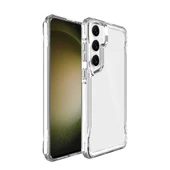 Samsung Galaxy S24 Plus Kılıf Maximus Sararmaz Şeffaf Kapak - 1