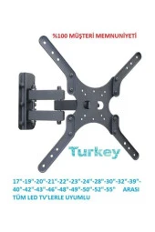 Plus Aparat HA-17/55 17"-55" Arası Hareketli Askı Aparatı + Su Terazisi Hediyeli - 2