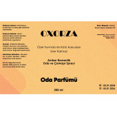 Oxorza home Amber Romantik Oda Ve Çamaşır Spreyi Oda Kokusu Room Spray 250ml - 2
