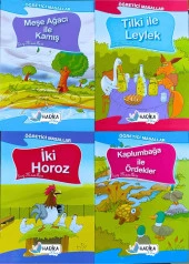 EZOP MASALLARI 1. SINIFLAR İÇİN BÜYÜK BOY RESİMLİ 15 KİTAP - 1