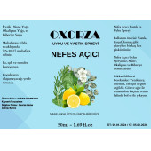 Oxorza home Nefes Açıcı Uyku Ve Yastık Spreyi Okaliptus, Nane, Biberiye Rahatlatıcı Uyku Ve Dinlenme Spreyi 50ml - 2