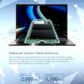 Transcend TS2TMTE400S 2TB M.2 2242PCIe Gen3x4 NVMe 3D TLC SSD - 3