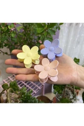 Kadın 3’lü Renkli Papatya Mandal Toka - 1