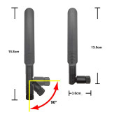 8dBi SMA Erkek Anten 2.4GHz 5.8GHz RF Gsm Wifi Sinyal Kuvvetlendirici Anten Modem Telsiz Kablosuz - 6