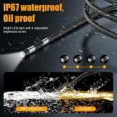 Anhendeler Endoskop Kamera Işıklı Eklemli Boroskop Muayene Kamerası, - 3