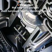 DXZtoz Çift Lensli Endoskop Kamera Eklemli Boroskop, 0.33 Inc - 1.5m Kablo - 4