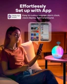 Dekala Gündoğumu Çalar Saat, Akıllı Uyandırma Işığı, APP Kontrolü - 3