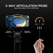 NIDAGE Eklemli Boroskop, İki Yönlü Eklemli Yılan Kameralı 0.24 Inc Endoskop - 2