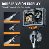 Teslong Çift Lensli 5 Inc IPS Otomotiv Muayene Kamerası - 1.5m Kablo - 2