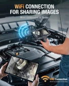 Teslong Üçlü Lensli Boroskop - 6 Inc IPS Bölünmüş Ekranlı Gözlem Kamerası, 5m - 3